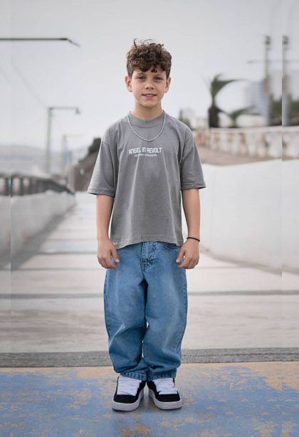 Pantalón Baggy Jean Celeste Kids