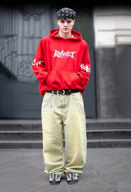 Pantalón  Baggy  Jean Maiz / Unisex
