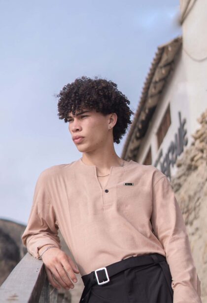 CAMISA PACIFIC BEIGE (Capsula Pacific Elegance)
