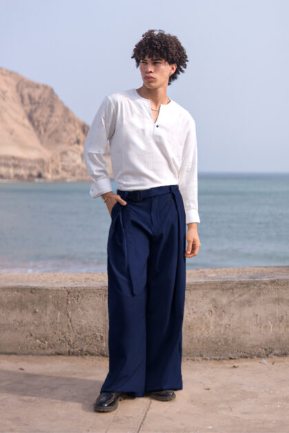 Pack: CAMISA PACIFIC BLANCA + PANTALON  PACIFIC AZUL