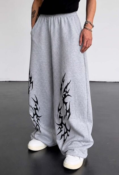 PANTALON TRIBAL PLOMO