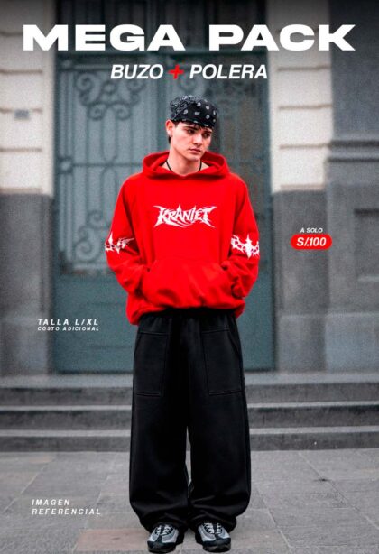 Pack Limitado:  POLERA + BUZO BAGGY