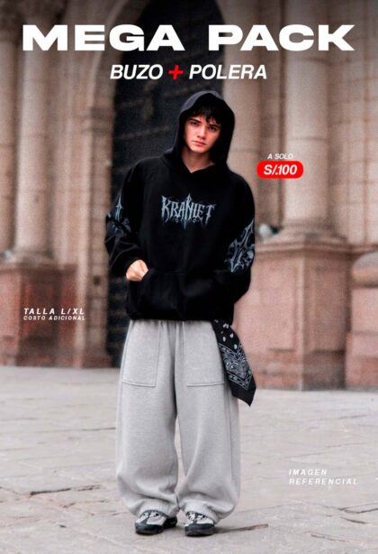 Pack Limitado:  POLERA + BUZO BAGGY