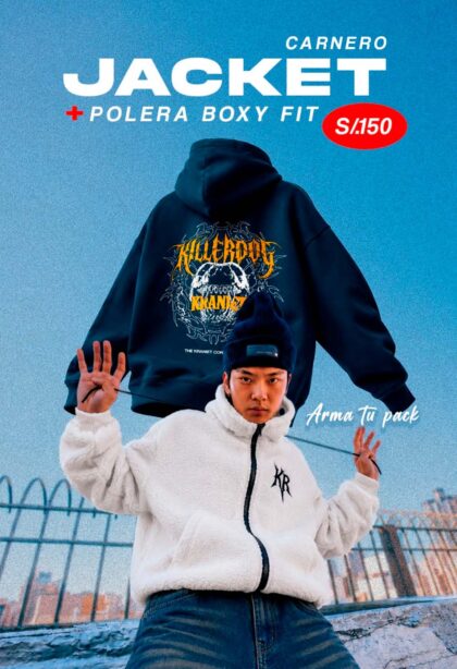 CARNERO JACKET + POLERA BOXY FIT
