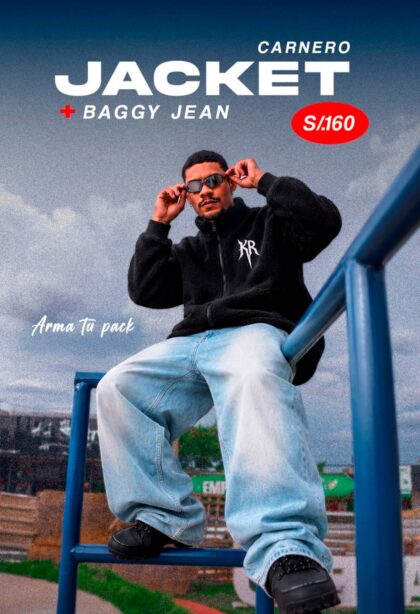 CARNERO JACKET + BAGGY JEAN