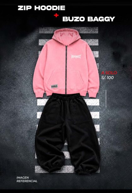 Pack Limitado:  ZIP HOODIE  + BUZO BAGGY